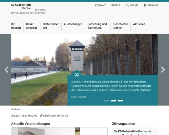 Dachau concentratie kamp Logo